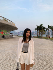 【亞麻混紡恤衫🫧】Basic Solid Linen Shirt