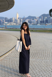 【夏日背心闊腳褲套裝🩵】Solid Cami Top With Wide Leg Pants Set