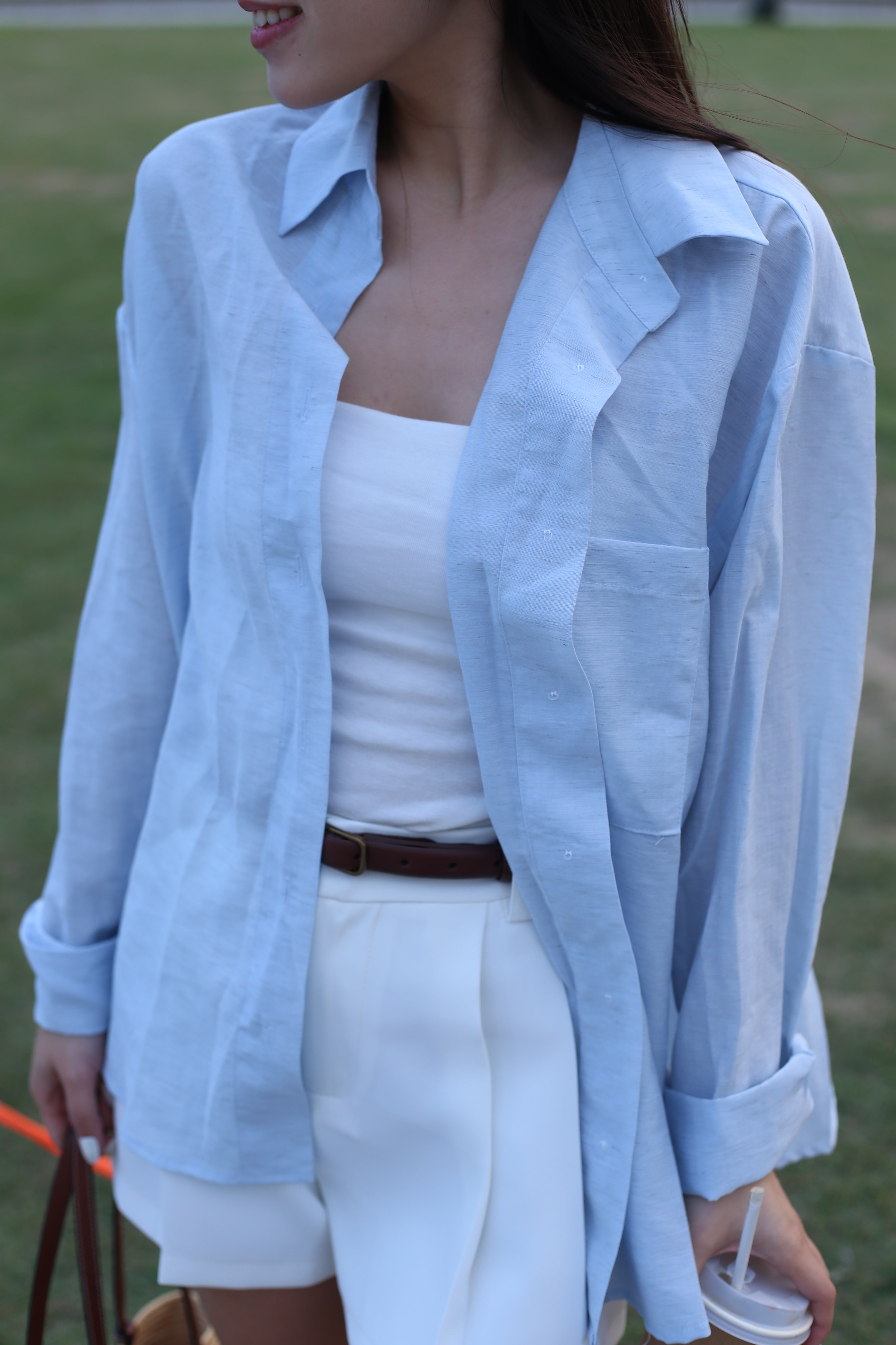 【亞麻混紡恤衫🫧】Basic Solid Linen Shirt