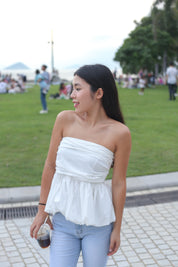 【氣質女生必入！知性美泡泡Top】Basic Solid Bubble Top