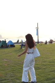 【夏日必備暖白闊腳褲】Perfect White Wide Leg Pants