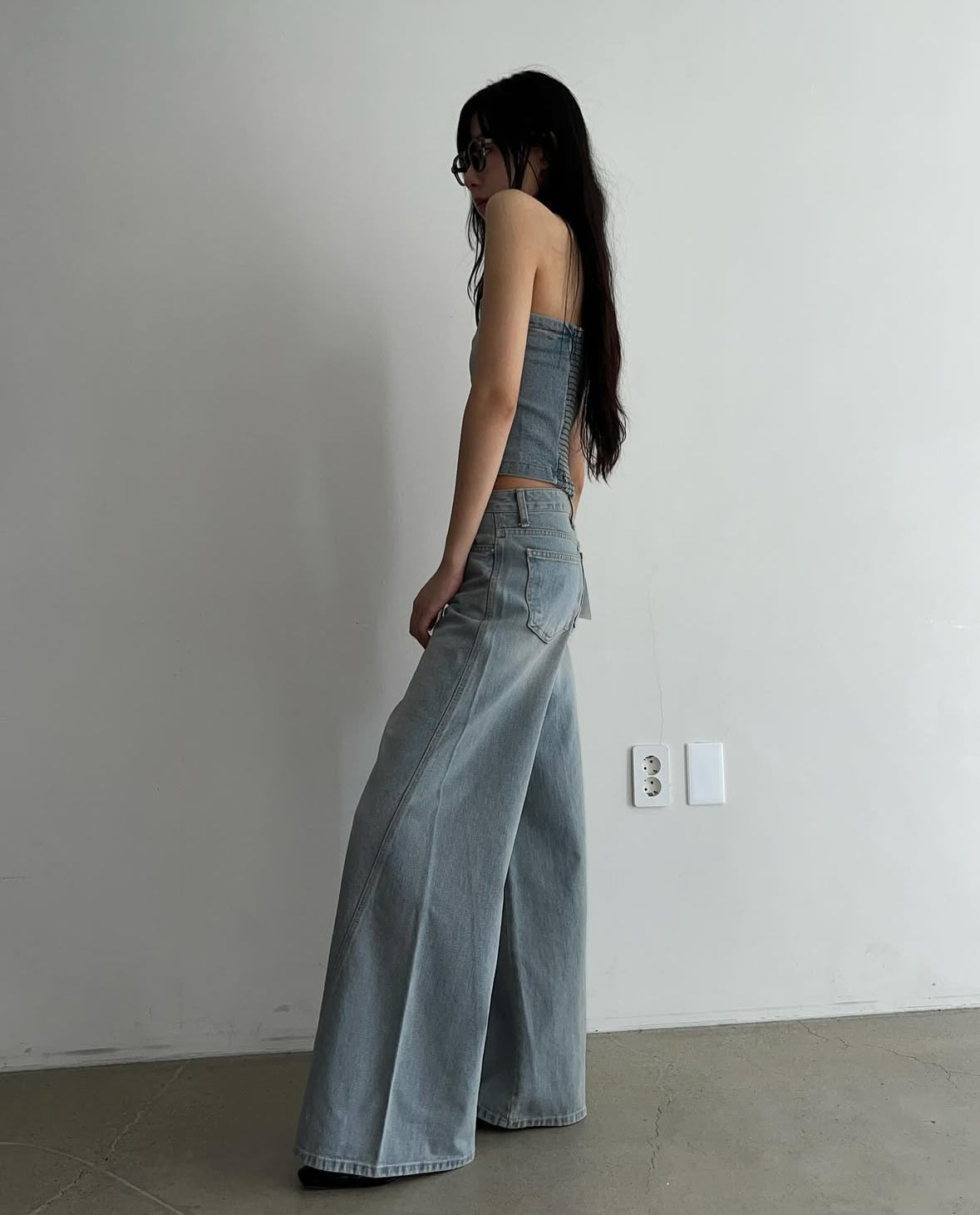 【型格路線必入！】Denim Tube Top