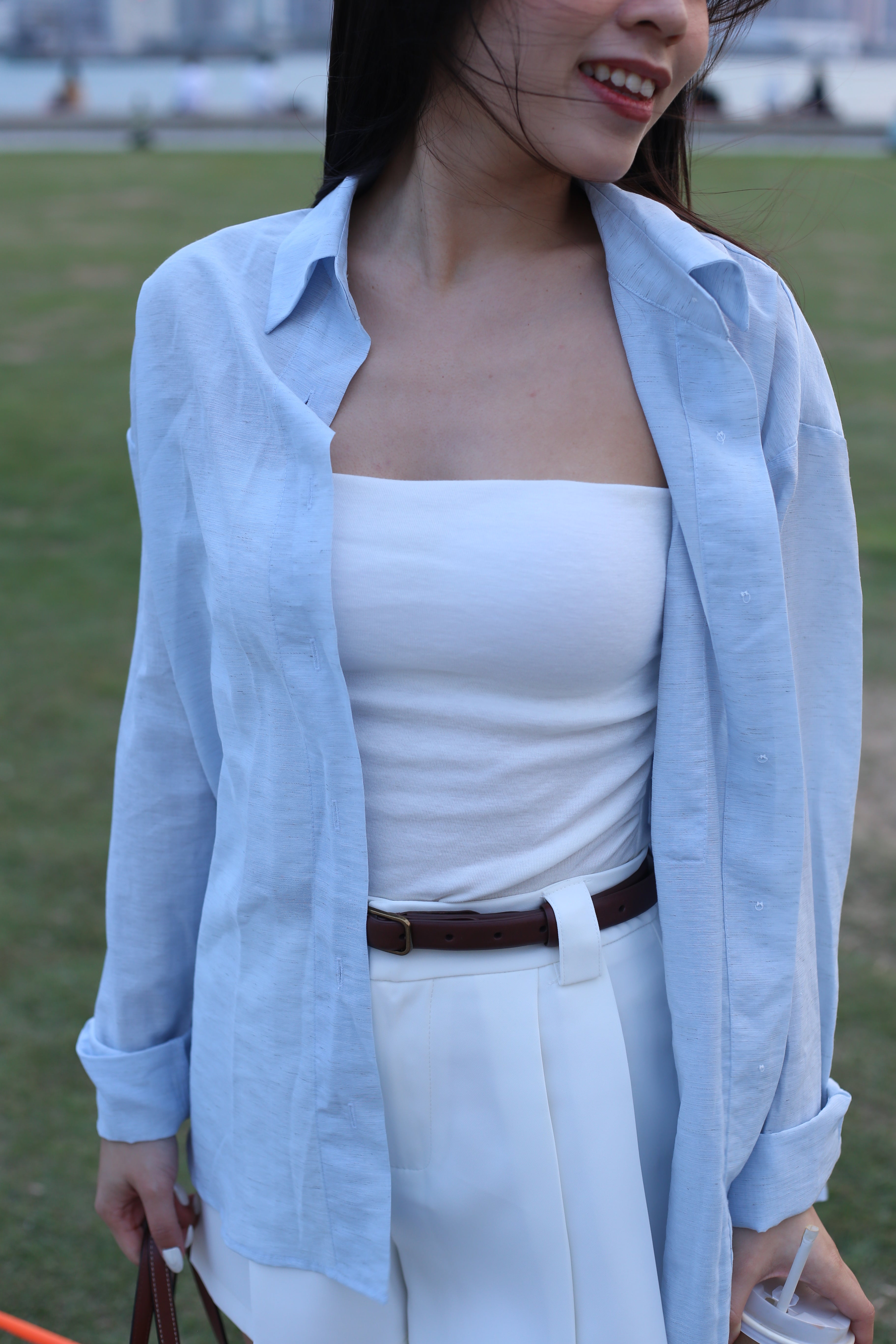【亞麻混紡恤衫🫧】Basic Solid Linen Shirt