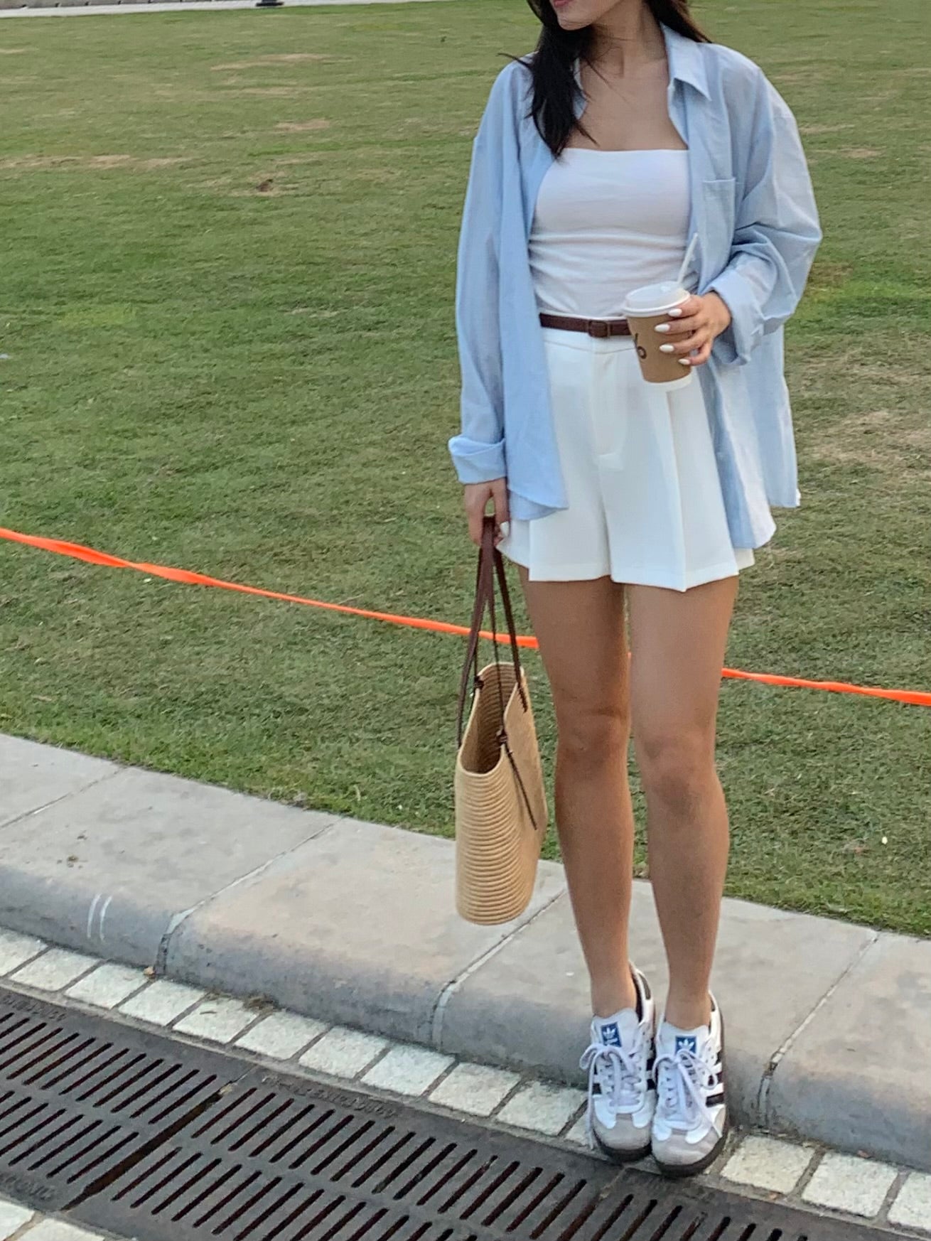 【夏日清爽小白褲】Cozy Lil White Shorts