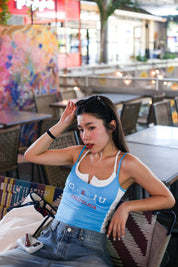 #T235【✔️PAD｜背心2件套】2 Pcs Mixed Colour Racing Bra Top