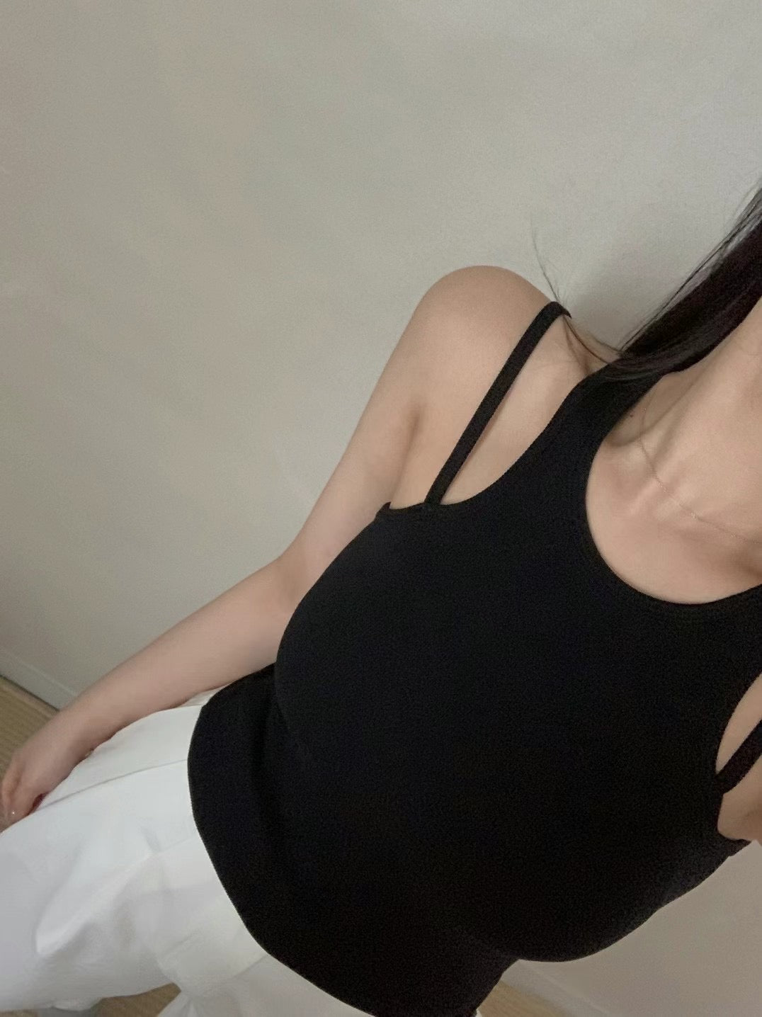 【✔️PAD｜雙肩帶設計】Double Strap Padded Tank Top