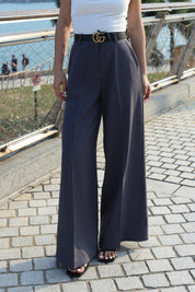 【滿分西褲｜返工必備✨】Solid High Waist Suit Pants