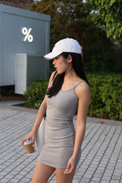 【Cleanfit必入連身短裙！】Estella Basic Solid Cami Mini Dress