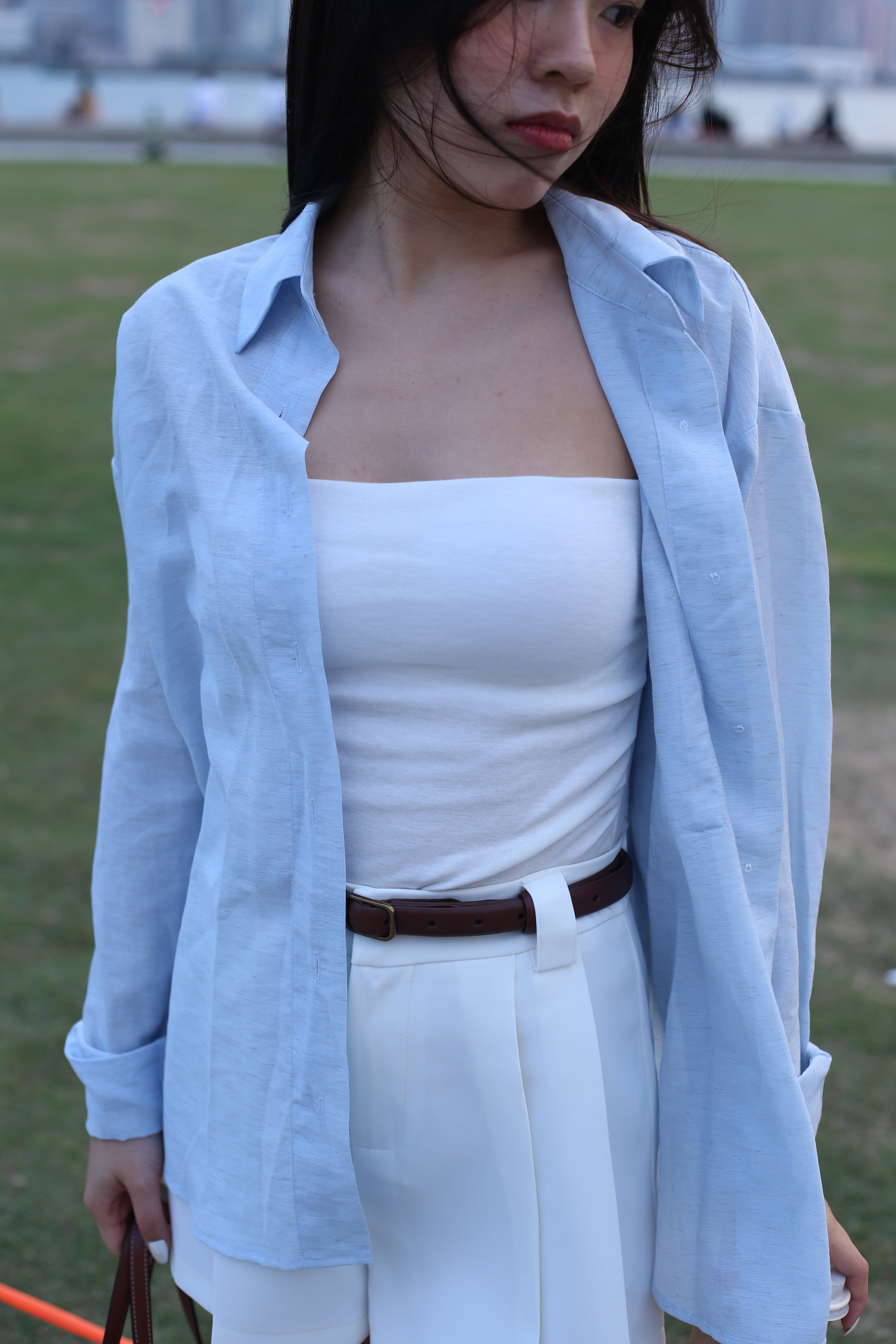 【亞麻混紡恤衫🫧】Basic Solid Linen Shirt