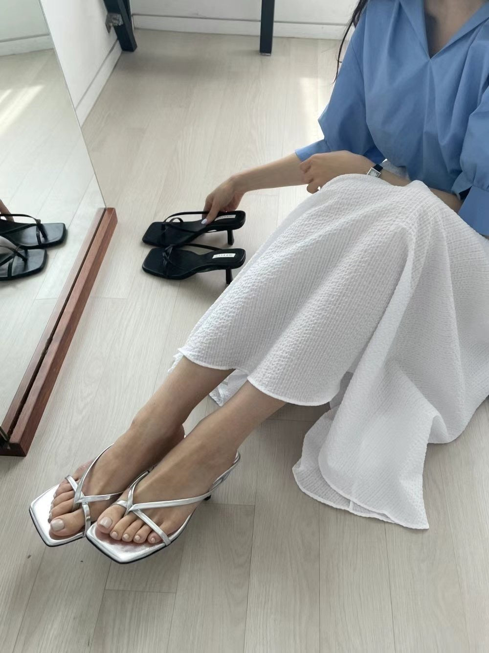 【歐美風必備｜7cm踭高💖】Eliana Muti-Strap High Heels