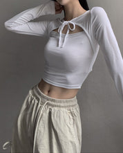 【FW24新款達陣！】Dahlia Solid Long Sleeve Top