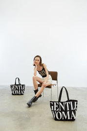 #T235 Gentlewoman Canvas Tote Bag