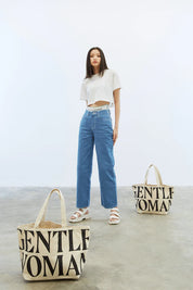 #T235 Gentlewoman Canvas Tote Bag