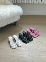 【新手必備｜5cm粗踭💖】Double Strap High Heels