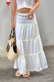 【鄉村復古蛋糕裙～】Country Bea Maxi Skirt