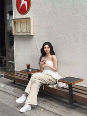 【氣質女生必入！知性美泡泡Top】Basic Solid Bubble Top