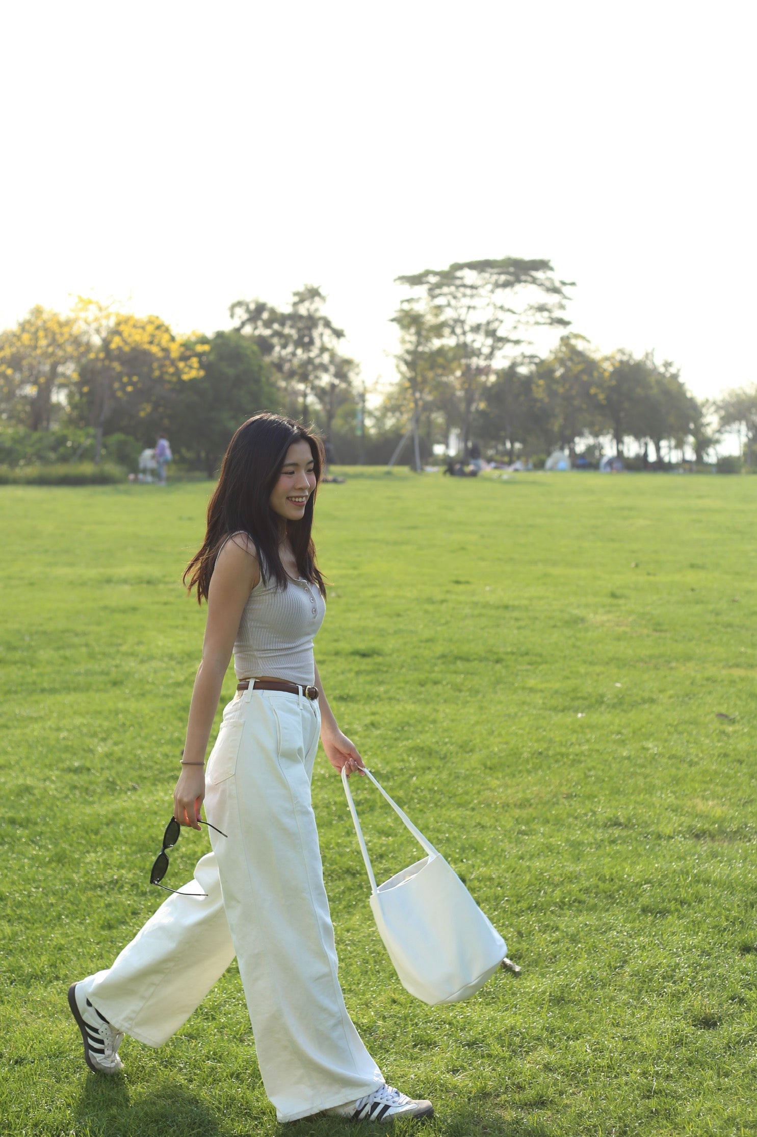 【衣櫃必備系列】Basic Solid Button Front Cami Top