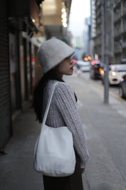 【衣櫃必備系列✨】Basic Leather Solid Tote Bag
