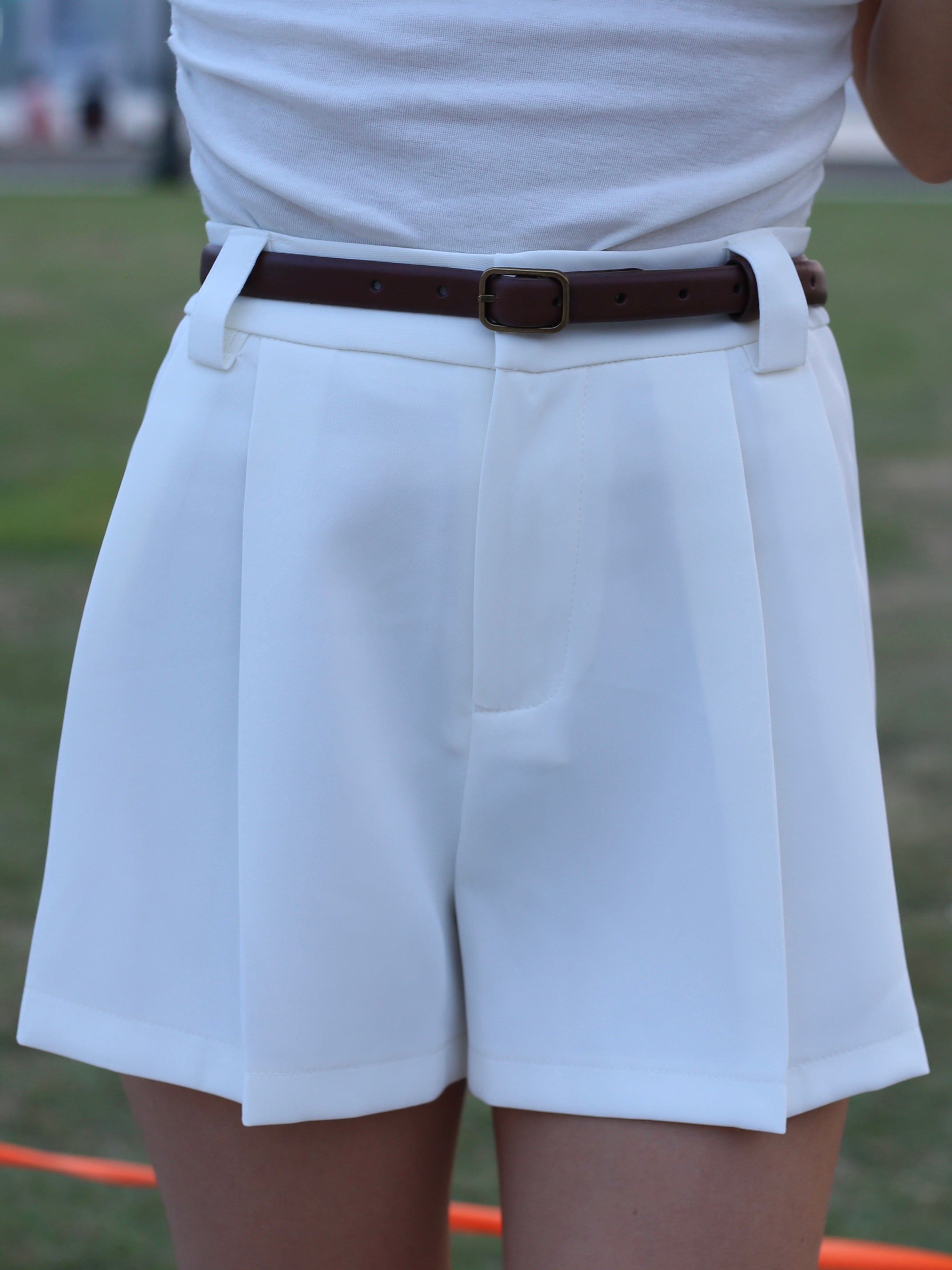 【夏日清爽小白褲】Cozy Lil White Shorts