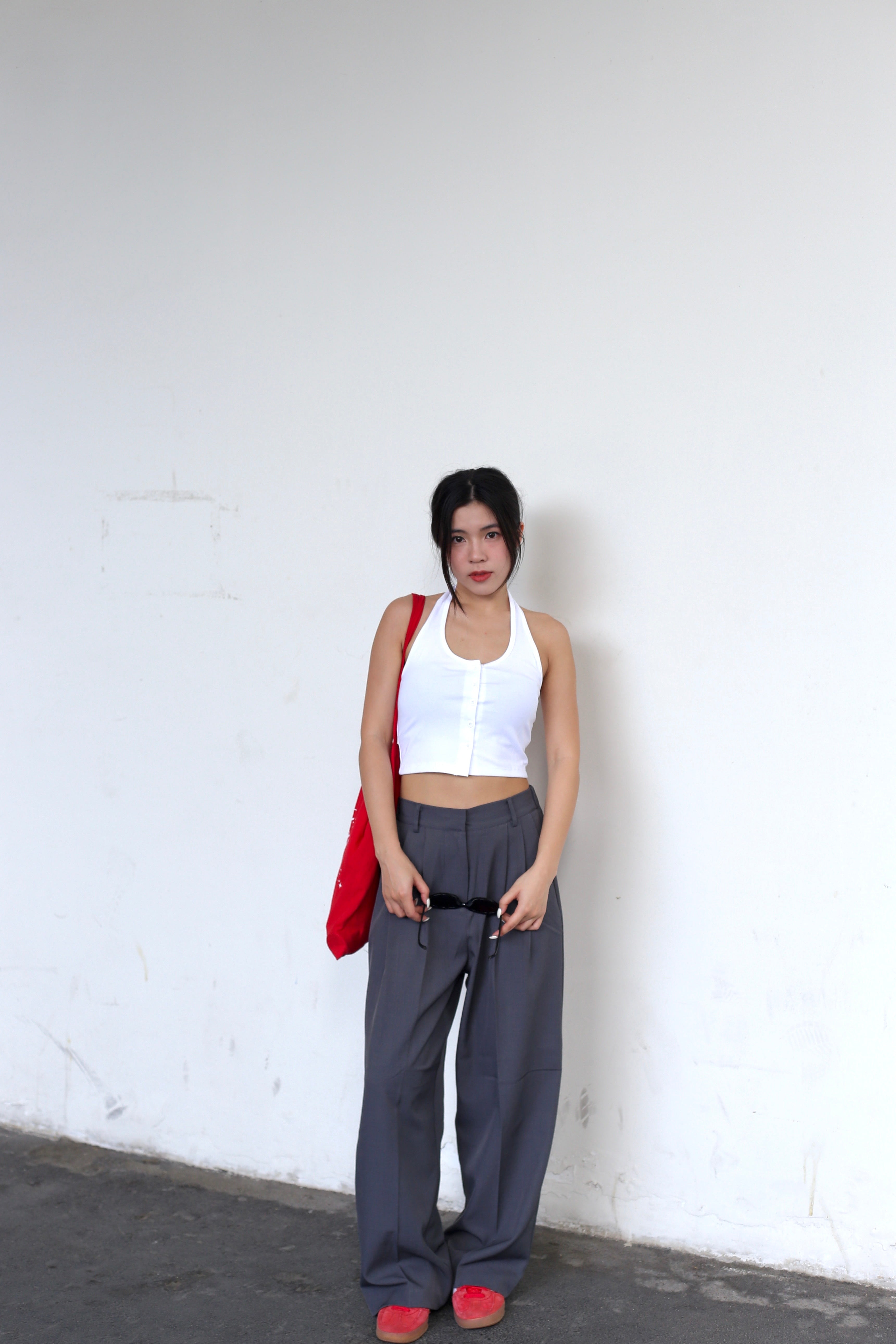 【歐美休閑感西褲🩶】Everyday Grey Suit Pants