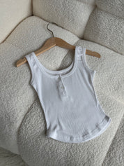 【衣櫃必備系列】Basic Solid Button Front Cami Top