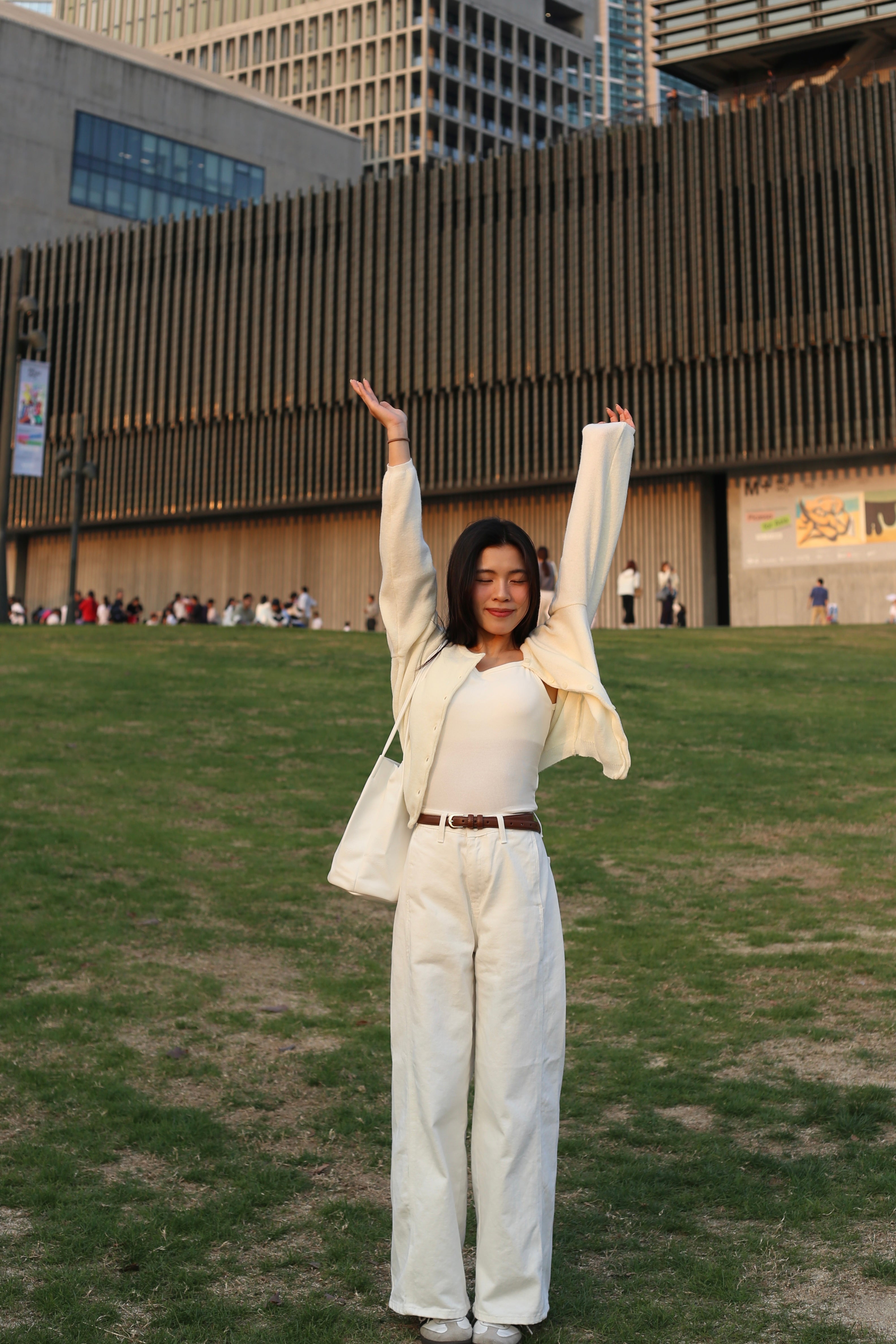 【圓領針織小外套🐰】Cashmere Basic Solid Round Neck Cardigan