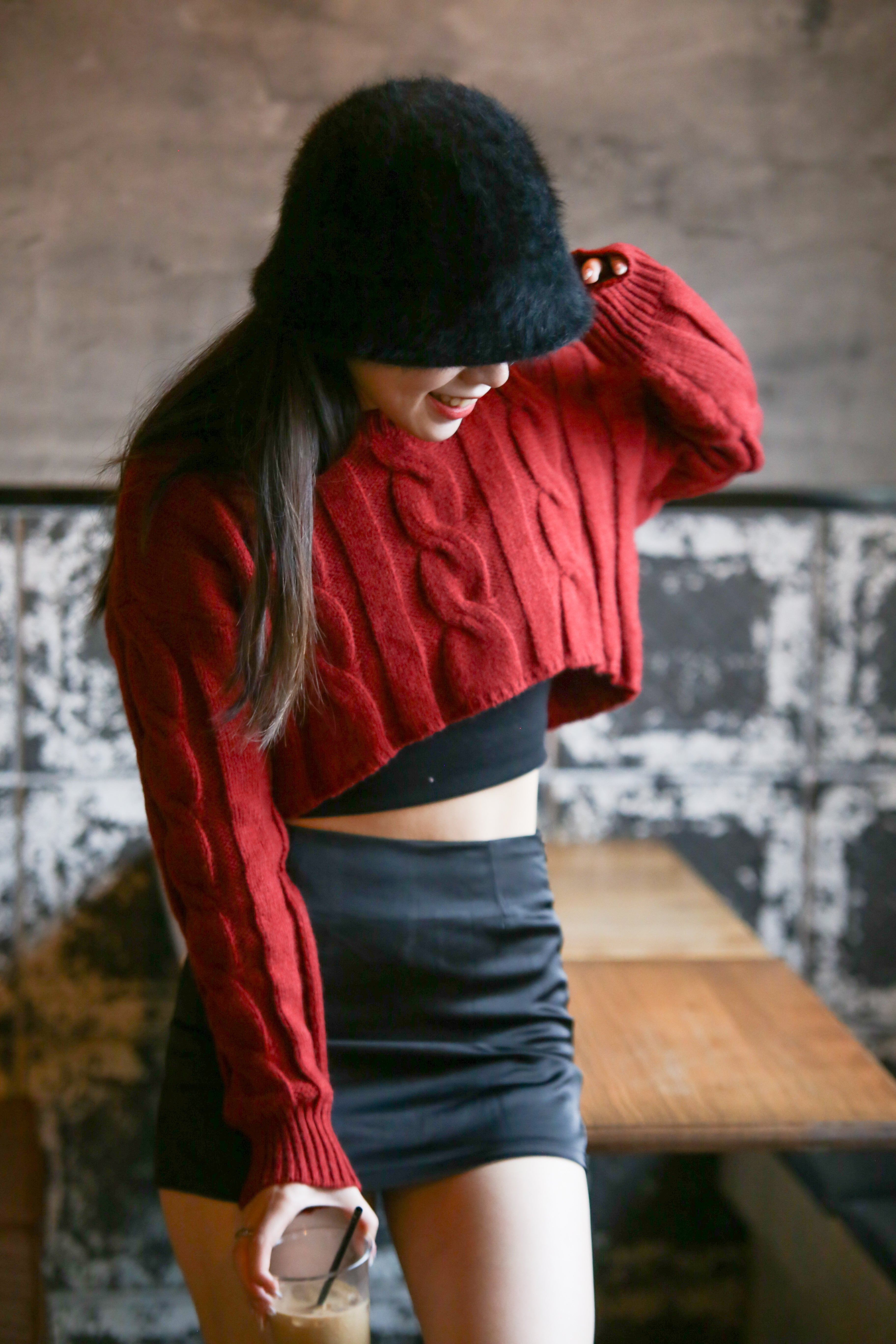 【緞面滑捋捋短裙✨】 Basic Solid Satin Skirt