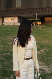 【圓領針織小外套🐰】Cashmere Basic Solid Round Neck Cardigan
