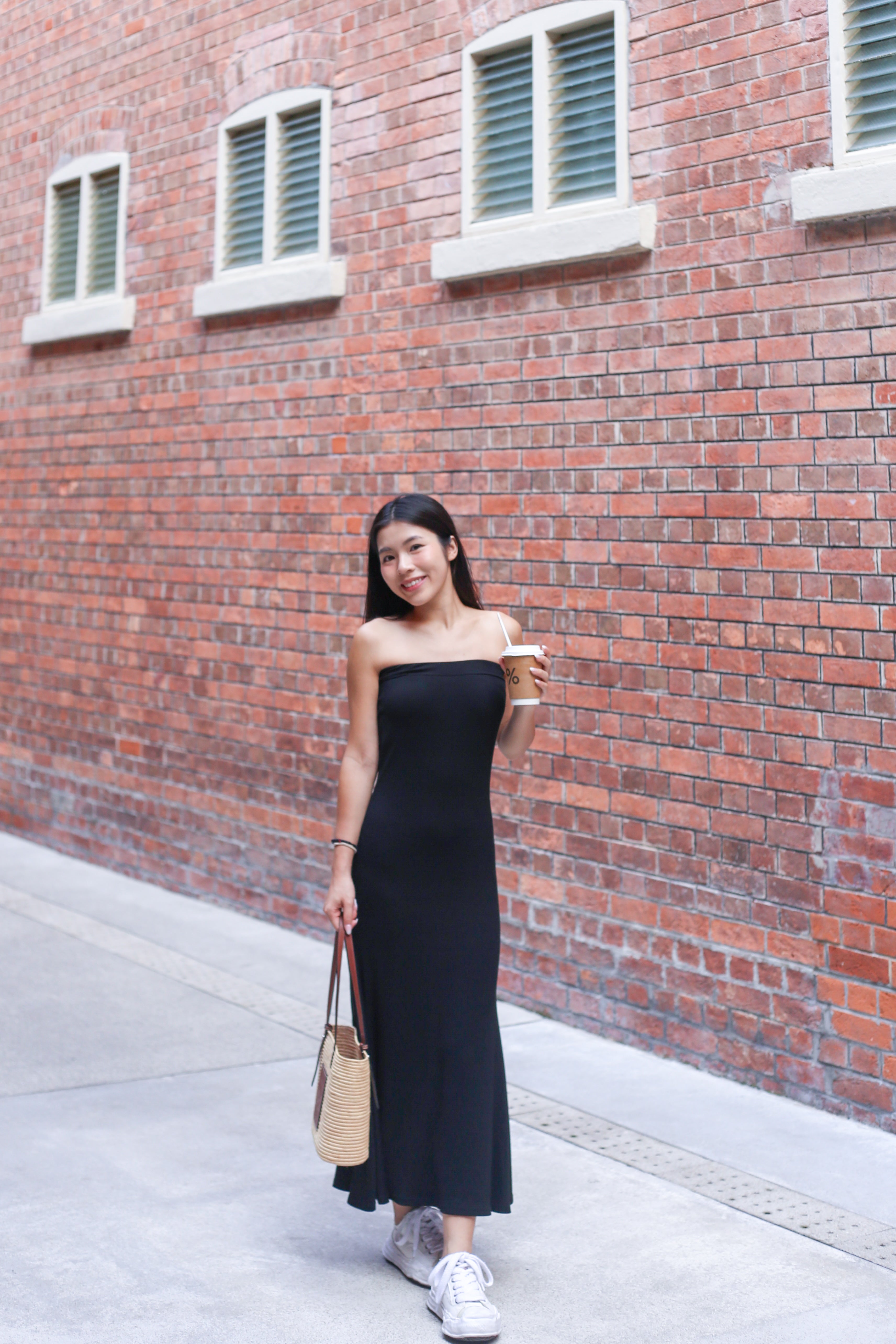 【✔️PAD｜魚尾裙設計】Basic Solid Padded Tube Mermaid Dress
