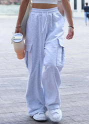 【休閒側口袋棉褲】Everyday 2-Way Cargo Sweatpants