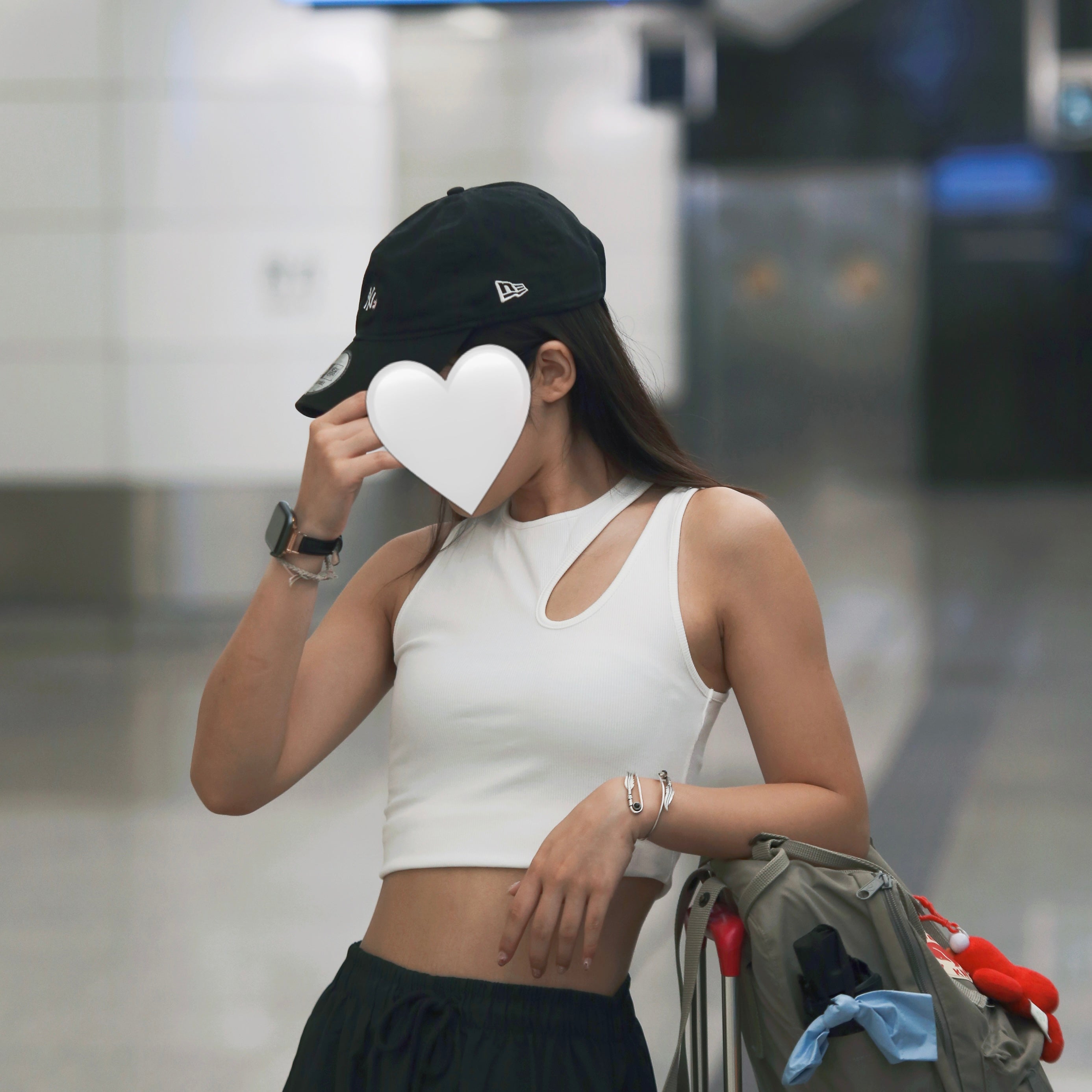 Cia Shoulder Cut Solid Tank Top