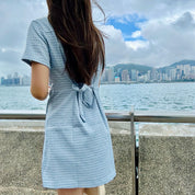 Polo Plaid Button Front Skirt Dress