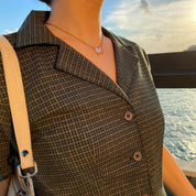 Polo Plaid Button Front Skirt Dress