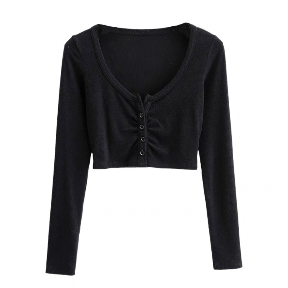 Patricia U Neck Crop Cardigan