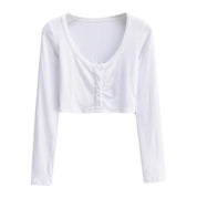 Patricia U Neck Crop Cardigan