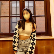 Argyle Print Bat Sleeve Cardigan